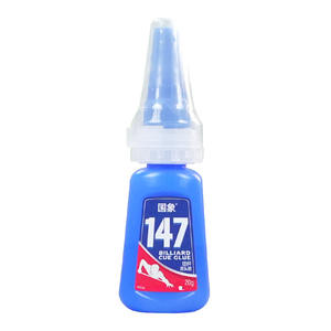 ZSQ Guoelephant Special 401 Cue Stick cabeza de cuero de secado rápido pistola de goma fuerte para construcción Reparación de plástico de Metal suave - Product Image 4