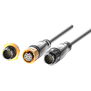 M25 loạt 3 + 9pins điện tín hiệu hyrid nối nhựa, công nghiệp nối không thấm nước - Product Image 5