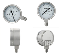 Customized M20*1.5 Thread Stainless Steel Manometer Full SS Pressure Gauges for Air Competitive Price
