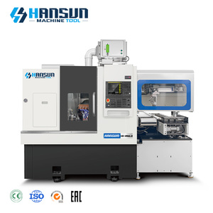 เครื่องกลึงซีเอ็นซี HANSUN HS-35WLA ความแม่นยำสูง สำหรับงานขนาดกลาง ความเร็ว 3000 รอบต่อนาที แกนหมุนเดี่ยว พร้อมระบบกัดภายในแบบ Whirlwind Milling ระบบควบคุม Syntec - Product Image 1