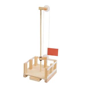 Drapeau rouge fait à la main, plateforme de levage de drapeau rouge, jeu d'expérimentation scientifique pour enfants, aides pédagogiques, élèves du primaire, <span class=keywords><strong>science</strong></span> - Product Image 2