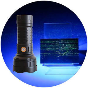 YUSHI <span class=keywords><strong>VM70</strong></span> + lampe UV industrielle portative de LED 365nm pour l'inspection de pénétrant liquide et de particules magnétiques d'essai non destructif - Product Image 2