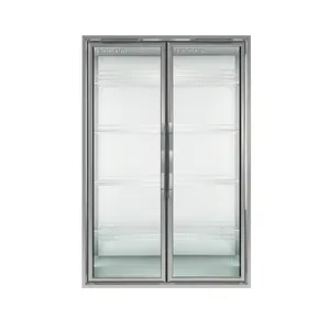 Vertical fridge upright refrigeration cold room glass door
