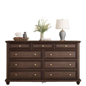 Armoire à tiroirs moderne en bois massif de style américain pour chambre à coucher et salon Armoire de <span class=keywords><strong>rangement</strong></span> murale - Product Image 6