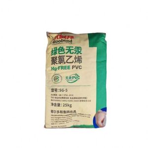 Resina de PVC Beiyuan SG‑5 K67, Cloruro de Polivinilo, Materia Prima Plástica de Uso General, Bolsa de 25 kg - Product Image 1