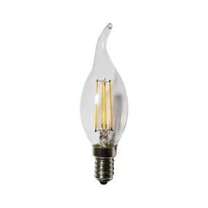 Church Chandelier AC220V Led Bulbs 2W E14 Led Filament Bulb C35t Led Candle Light