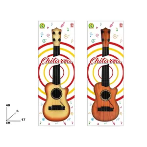 Chitarra Guitarra de juguete de 48 cm, instrumento musical de madera para niños mayores de 3 años - Product Image 1