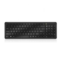 Clavier d'ordinateur ultra fin 96 touches Touches chocolat Sans fil Bureau à domicile Clavier USB Gaming pour ordinateur portable