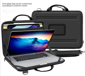 Durabe便携式Eva笔记本电脑收纳袋硬盒笔记本电脑包适用于苹果Macbook华为小米11-16英寸