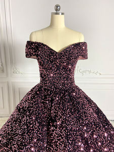 MF Custom Stage Performer Dresses Luxury Satin Natural Ball Gown Mermaid <b>Wedding</b> Party Elegant Maxi Prom Evening Sequin Light - Product Image 3