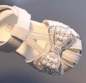 Sandalias para Bebé, Transpirables, con Diseño de Princesa, Zapatos para Recién Nacido con Suela Suave y Lazo, Zapatos para Caminar de 0 a 3 Meses - Product Image 6