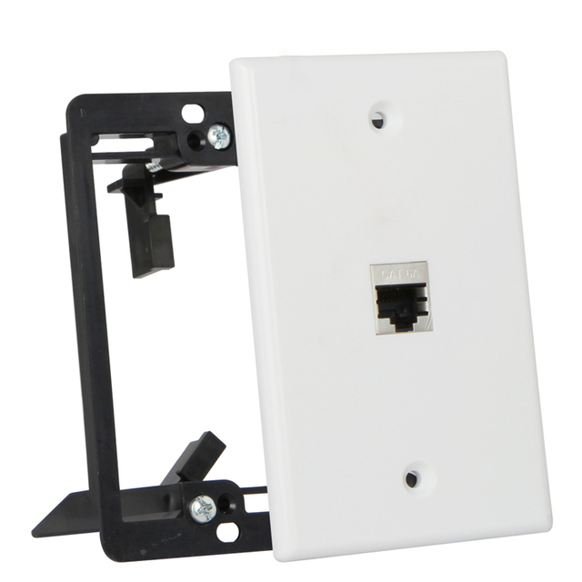 Directly Inserted USA Type 1/2/3/4/6 Port RJ45/RJ11 UTP Wall Faceplate Network Module Connector Panel High Quality Wall Plate