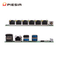 Suhu Luas -20~60 ° Motherboard Industri C DC 12-19V 6 LAN Onboard Generasi ke-12 & ke-13 Core Dual DDR4/5
