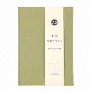 Linen Custom Hardcover Diary <b>Notebook</b> <b>A5</b> 100 Sheets School Supplies High Quality CMYK Printed 280G Custom Logo - Product Image 1
