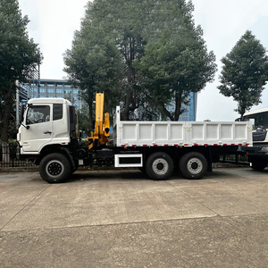 Camion <span class=keywords><strong>de</strong></span> <span class=keywords><strong>transport</strong></span> tout-terrain robuste Dongfeng New Custom 25 tonnes <span class=keywords><strong>avec</strong></span> <span class=keywords><strong>grue</strong></span> à <span class=keywords><strong>bras</strong></span> articulé 6x4 6x6 pour charges lourdes - Product Image 5