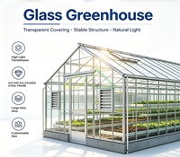 Serre agricole intelligente à structure galvanisée à travée unique, tunnel de serre pour fraises et plantes tropicales à vendre