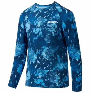 Camicia da pesca pelagica a manica lunga da uomo di alta qualità per la pesca rapida e asciutta per la pesca della spigola fornitore di jersey