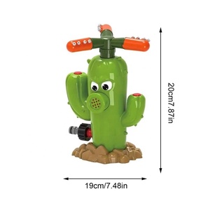 <span class=keywords><strong>Precio</strong></span> barato al aire libre jardín Cactus aspersor juguete patio trasero 360 grados giratorio agua rociador Cactus juguete para verano juego de agua - Product Image 6