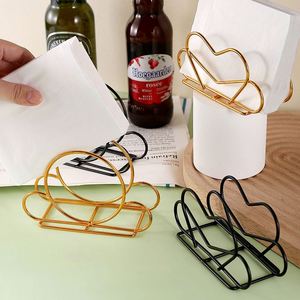 Metal <b>Tissue</b> Holder Stand Luxury Gold Napkin Holder for Home Kitchen <b>Wedding</b> Restaurant Dining Table Supplies - Product Image 3