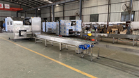Machine automatique de fabrication de cornets de crème glacée au sucre pour rouleaux de gaufres à la cuisson