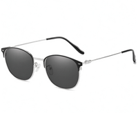 Nouvelles lunettes anti-lumière bleue pour femmes, monture carrée, effet amincissant, verres plats photochromiques, look haut de gamme, populaires en ligne