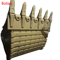 Bucket Tambang Standar Batu Berat Merek Bolian 2 m untuk Excavator 330D 336D, Mendukung Excavator 10-45 Ton, 1-10m