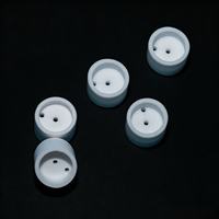 Aislante Cerámico de Alúmina, Cilindro Hueco con Cavidad Empotrada, Alta Frecuencia, Piezas Cerámicas Industriales Electrónicas Personalizadas
