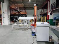 Robot otomatis Palletizer mesin Cobot semen kering Mortar tas Stacker untuk pertambangan makanan industri palet susun