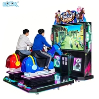 Machine de jeu d'arcade de course de chevaux pour 2 joueurs, simulateur de course à monnayeur, machine de jeu vidéo pour parc d'attractions et centre d'arcade FEC