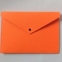 Porte-documents en feutre A4 A5, style classique, rigide, simple, grande capacité, pochette de rangement, fournitures de bureau, vente en gros