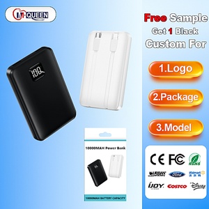 Chargeur de téléphone portable, batterie externe 5V/3A 20000mAh, câble de charge rapide, batterie externe mobile avec batterie Li-polymère - Product Image 4