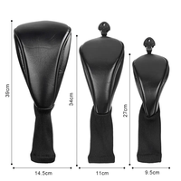 Prix d'usine, vente en gros : Ensemble de housses de tête de club de golf en maille à long cou avec étiquettes numérotées interchangeables – Accessoire de golf