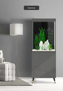 <span class=keywords><strong>Acuario</strong></span> Inteligente Moderno <span class=keywords><strong>de</strong></span> Lujo, Serie <span class=keywords><strong>de</strong></span> Varios Lados, para Sala <span class=keywords><strong>de</strong></span> Estar, Hogar, Mediano/Pequeño, Ultra Blanco, con Filtro Trasero - Product Image 5