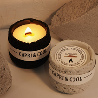 Bougie parfumée à la cire de soja, écologique, non toxique, longue durée, combustion propre, faite à la main, moderne, décorative, pour les fêtes, biologique