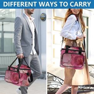 Nouveauté : Sacs isothermes personnalisés à imprimé hibiscus hawaïen, grande capacité, imperméables, sacs à lunch thermiques pour adultes - Product Image 6