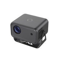 Mini projecteur de cinéma maison intelligent V60, 1080P haute définition, Android 11, LED DLP, correction trapézoïdale, 300 lumens, portable, 4K intégré