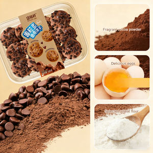 Biscuits aux pépites de <span class=keywords><strong>chocolat</strong></span> double, riches en pépites de <span class=keywords><strong>chocolat</strong></span> <span class=keywords><strong>noir</strong></span>, moelleux et croustillants, biscuits cuits, collation premium, vente en gros - Product Image 6