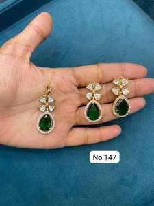 Kundan Pendant For women <b>Indian</b> Manufacturer <b>Jewelry</b> Long Necklace <b>Set</b> For Girls Women Party Wear - Product Image 4