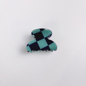 CANYUAN-pinzas acrílicas para el pelo de bebé, personalizadas, pequeñas, coloridas, a la moda, minipinzas para el pelo a cuadros con Ajedrez para niña - Product Image 3