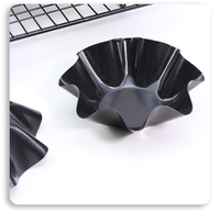 Verdikte Koolstofstaal Bloemblaadje Taartvorm Cakevorm Fruit Taart Pan Non-stick Bakplaat Tortilla Bakkom 4 inch