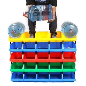 Stackable Plastic Parts Bins Warehouse Storage <b>Crates</b> Open Front Industrial Storage <b>Boxes</b> for Logistics and Workshop Organizatio - Product Image 1