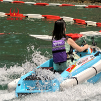Bateau gonflable électrique en fibre de verre, kart aquatique électrique pour adultes, autonomie de 70 à 90 minutes, divertissement aquatique