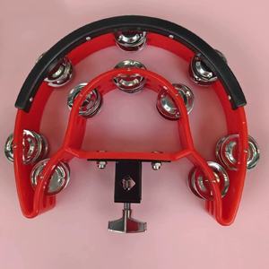 Campana de mano de doble fila, instrumento de percusión, campana de ambiente KTV para tambor de flores, accesorios para actuaciones y acompañamiento - Product Image 4