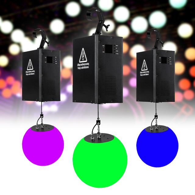 RGBW Colorful Kinetic Winched Light Winch Kinetic Led Ball Light Dmx Led Light for Decoration