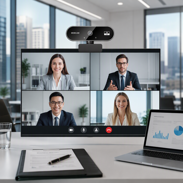 High Definition 4K 2K Webcam for YouTube Broadcasts Zoom Calls Auto Focus USB Camera for PC and Streaming Platforms