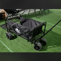 Table de camping pliable à quatre roues de 10 pouces, grande capacité, avec logo OEM, pour marché nocturne, stand de vente, carnaval, rassemblement