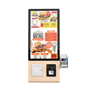 Self Touch Screen servizio di pagamento ordinando macchina capacitiva Pos Monitor ristorante Self-Service chiosco per l'ordinazione di cibo
