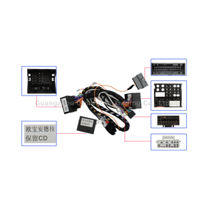Android 2 Din araba radyo multimedya oynatıcı evrensel aksesuarları tel adaptörü bağlayıcı fiş kablosu OPEL için - Product Image 1