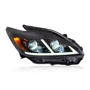 Conjunto de Faros LED para <span class=keywords><strong>Toyota</strong></span> <span class=keywords><strong>Prius</strong></span> 2012-2015, DRL, Lente de Doble Haz, Luz Delantera con Señal de Giro Secuencial - Product Image 1