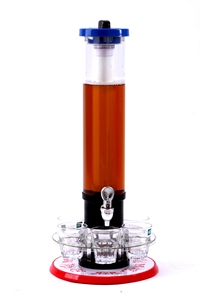 Torre de Cerveza con Dispensador de Bebidas de Tres Grifos, <span class=keywords><strong>Luz</strong></span> LED y Tubo de Hielo - Product Image 3